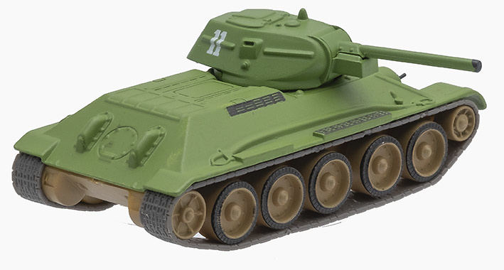 T-34, Soviet Army, WWII, 1:72, DeAgostini 
