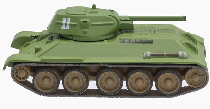 T-34, Soviet Army, WWII, 1:72, DeAgostini 