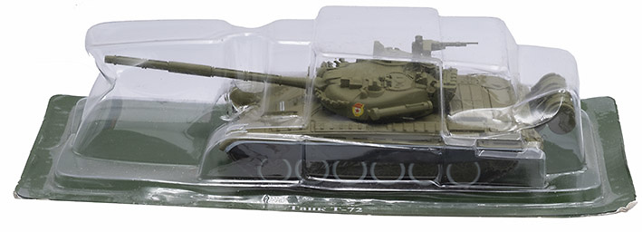 T-72, Soviet tank, 1973, 1:72, DeAgostini 