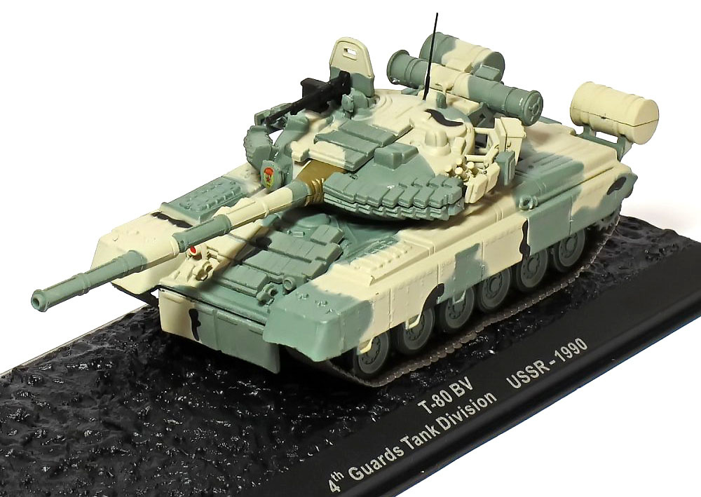 T-80 BV, 4th Guards Tank Division, USSR, 1990, 1:72, Altaya 