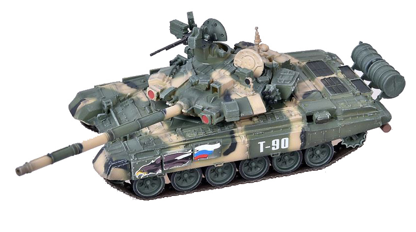 T-90 main battle tank, 38 Institute for Scientific Research and Military Tests in Kubinka, 1:72, Modelcollect 