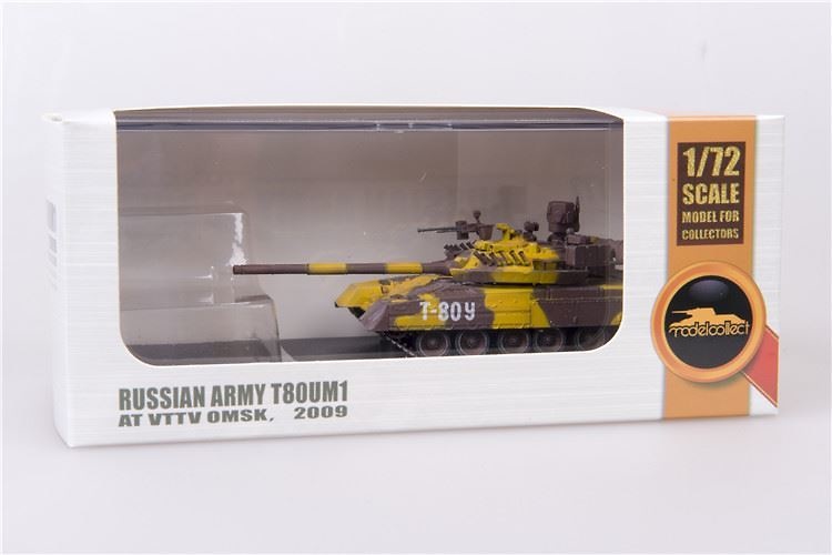T80UM1, Russian Army, Omsk VTTV Military Technology Exhibition, 2009, 1:72, Modelcollect 