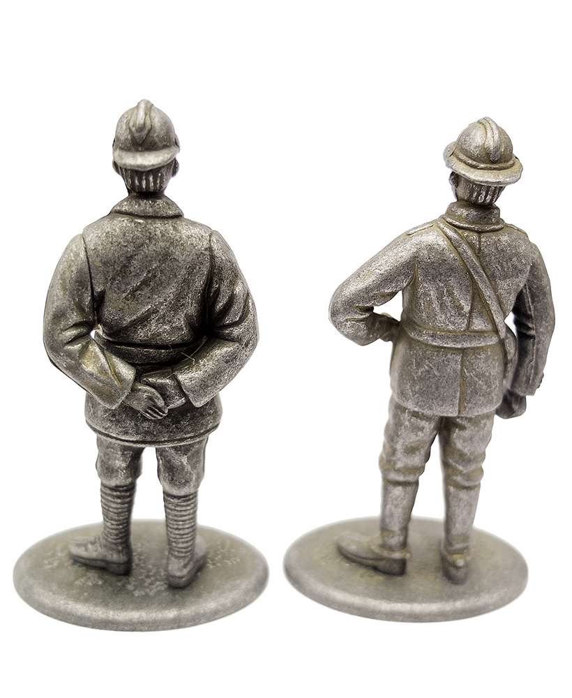 Tankist and Artillery Captain, France, 1918, 1:24, Atlas Editions 