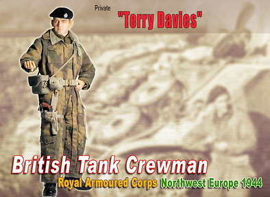 Terry Davies, British Tank Crewman, Royal Armoured Corps, Northwest Europe 1944 (Private) 