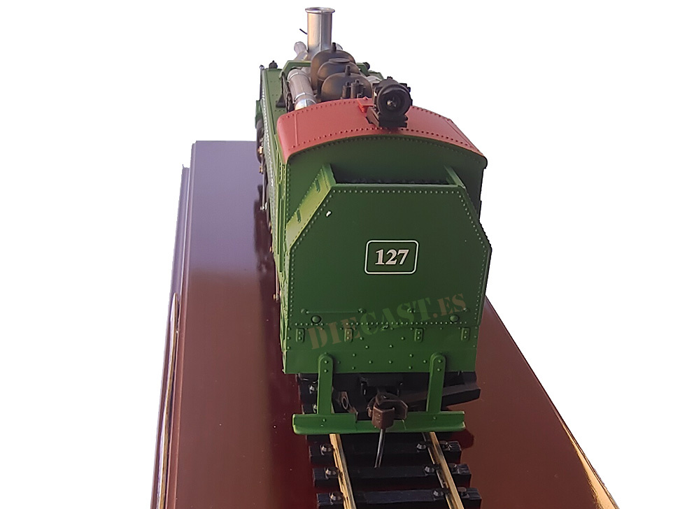 Train Weyerhaeuser, Articulated Logger, Timber Company, 2-6-6-2T, #127, H0 