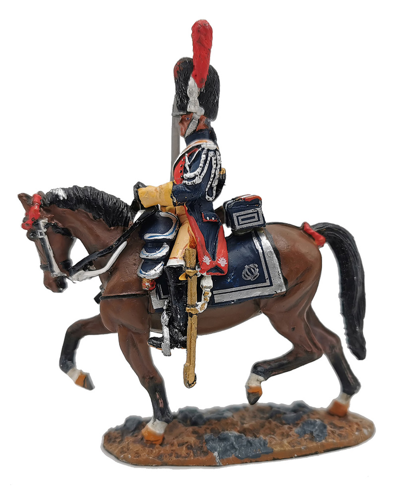 Trooper, Napoleon's Imperial Guard Gendarmes, 1813, 1:30, Del Prado 