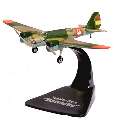 Tupolev SB-2 Katiuska, Spanish Civil War, 1:144, AtlasTupolev SB-2 Katiuska, Spanish Civil War, 1:144, Atlas 