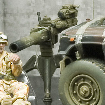 U.S. M1036 HUMVEE, KUWAIT 1991, 1:32, Forces of Valor 