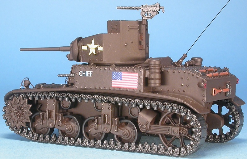 US M3 Stuart / Honey, 1st US Armored Div., Tunicia, December, 1942, 1:48, Gasoline 