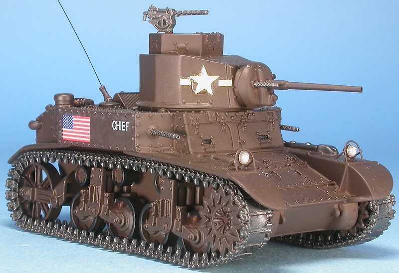 US M3 Stuart / Honey, 1st US Armored Div., Tunicia, December, 1942, 1:48, Gasoline 