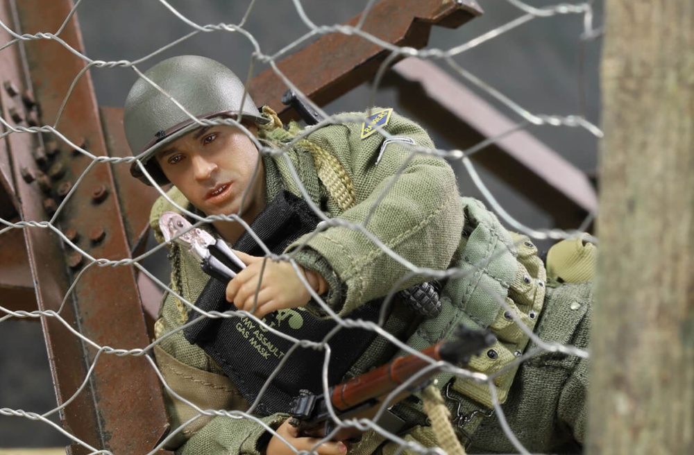 US Rangers Private Jackson, Palm Hero Series WWII, 1:12, Did XA80011 