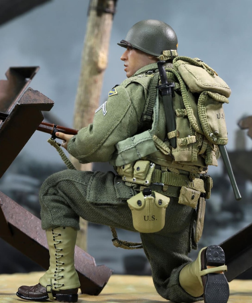 US Rangers Private Jackson, Palm Hero Series WWII, 1:12, Did XA80011 