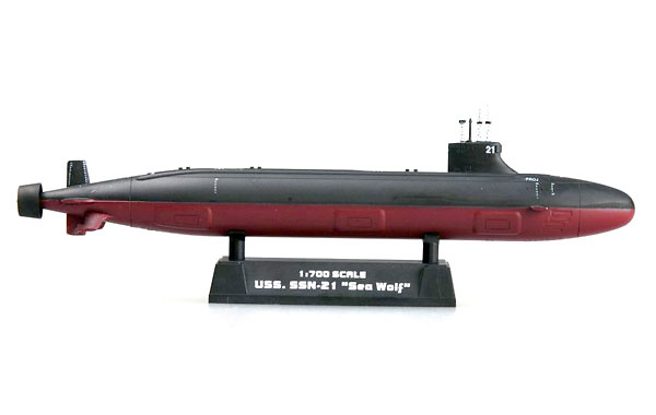 USS Submarine, SSN-21 Seawolf, 1:700, Easy Model 