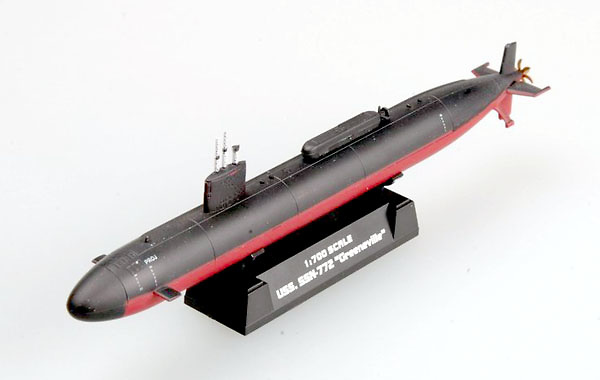 USS.SSN-772 Greenville Submarine, 1: 700, Easy Model 