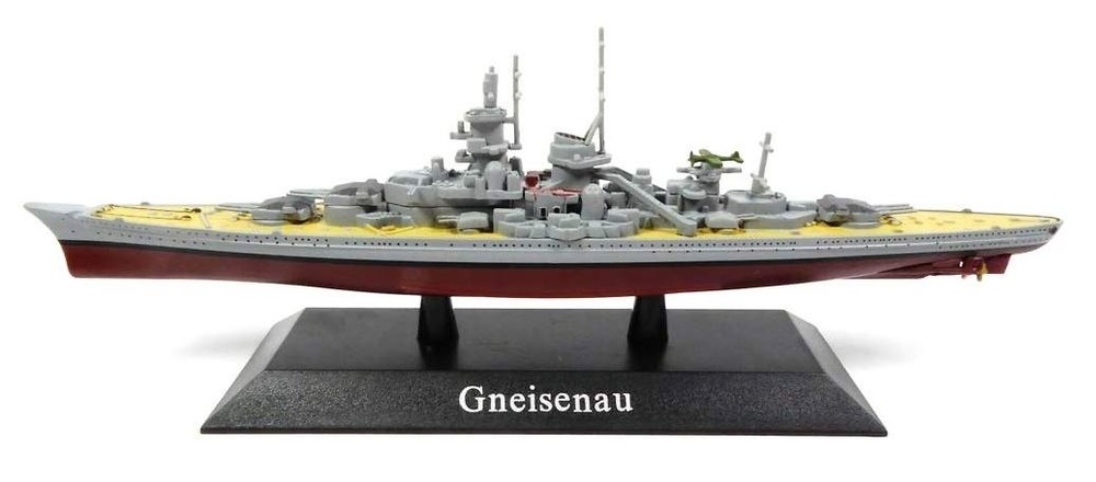 Warship Gneisenau, 1: 1250, DeAgostini 