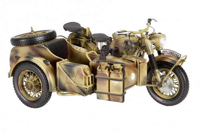 Wehrmacht BMW R75 with sidecar, 1:10, Schuco 