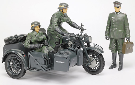 Zundapp KS 750 motorcycle with sidecar, Operation Valkyrie, 1:10, Schuco 