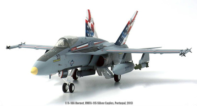 F/A-18A, US Navy, Hornet VMFA-115 "Silver Eagles", Portugal, 2013, 1:72, JC Wings