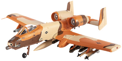 Fairchild A-10A Thunderbolt II Peanut, USAF, Barksdale, LA, 1991, 1:144, JC Wings