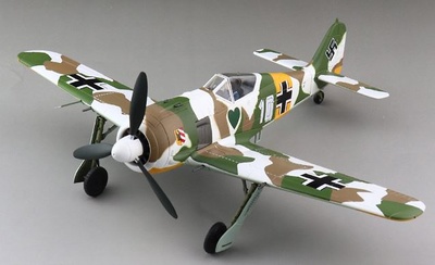 Focke-Wulf Fw 190A, Luftwaffe 1./JG 54, White 10, Walter Nowotny, Staraya, Russia, March, 1:48, 1943, Hobby Master
