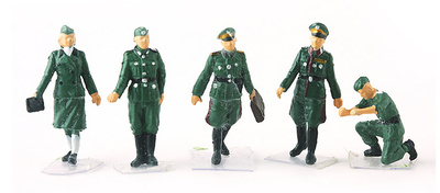 German Officers, World War II, 1:72, PMA