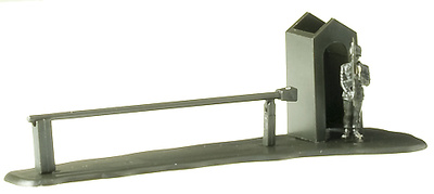 Guard post with soldier, Minitanks
