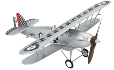 Hawker Fury I, Sqn Leader, R H Hanmer, 43 Sqn RAF, 1932 "K1930", 1:48, Hobby Master