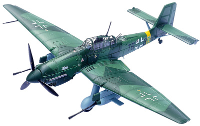 Ju-87G2 10 Stuka (PZ)/SG 2 Immelmann T6+BB (Oberst. Hans-Ulrich Rudel), Husi, 1944, 1:72, Panzerkampf