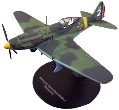 MIG-3 Mikoyan Gurevitch, Melitopol Airfield, 1941, Romania, 1:72, Altaya