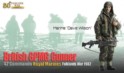 Marine "Dave Wilson", British GPMG Gunner, 42 Commando, Royal Marines, Falklands War 1982