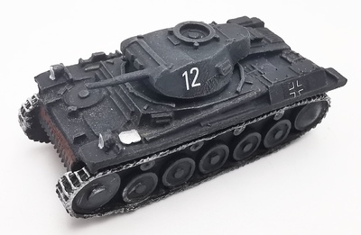 Panzer II, Germany, World War 2, 1:87, Salvat