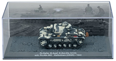 Pz.Kpfw. III Ausf. N (Sd.Kfz.141/2) sch. Pz.Abt.502 Kelkolowo (USSR), 1944, 1:72, Altaya