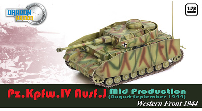 Pz.Kpfw.IV Ausf.J, Mid Production, Western Front, 1944, 1:72, Dragon Armor