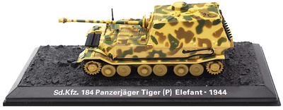 Sd.Kfz. 184 Panzerjager Tiger (P) Elefant, WWII, 1944, 1:72, Panzerkampf