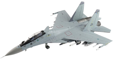Sukhoi SU30MKM Flanker M52-14, TUDM, LIMA 2013, Malaysia, 1:72, Hobby Master