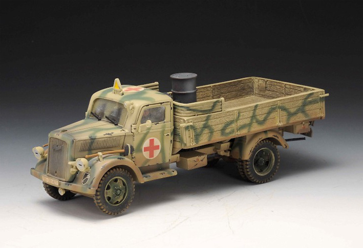 3 Ton, camión sanitario alemán, 1st Leibstandarte, Normandía, 1944, 1:30, Thomas Gunn 
