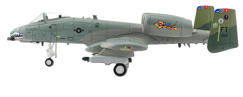 A-10C Thunderbolt II 78-0597, 75º Escuadrón “Tiger Sharks”, Ala 23, Base Aérea de Moody, 2017, 1:72, Hobby Master 