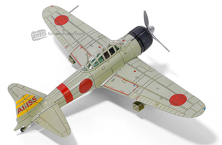 A6M2 Zero-Sen/Zeke, IJNAS Akagi Hikotai, Pearl Harbor, 7 Diciembre, 1941, 1:72, Forces of Valor 