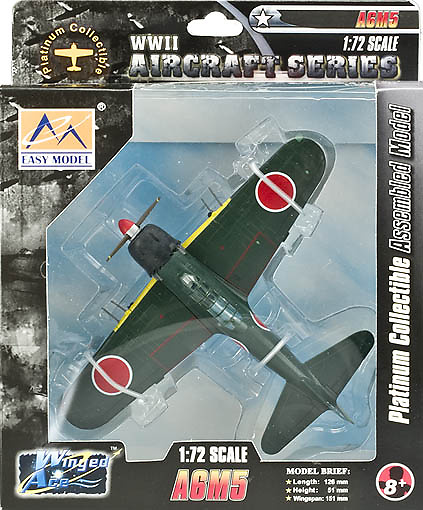 A6M5C, Yokosuka Naval Wing, 1:72, Easy Model 
