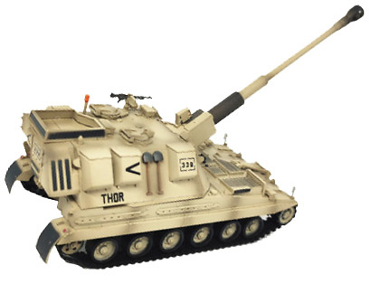 AS-90 SPG, British Army, 1:72, Easy Model 