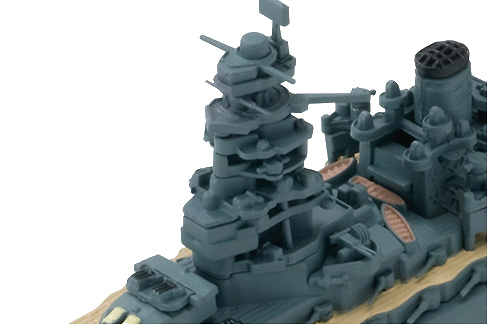 Acorazado japonés Nagato, 1919-46, 1:1100, Eaglemoss 