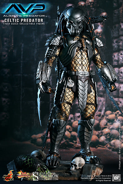 Aliens vs Predator, Celtic Predator, 1:6, Hot Toys 