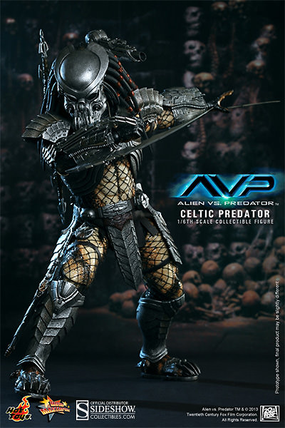 Aliens vs Predator, Celtic Predator, 1:6, Hot Toys 