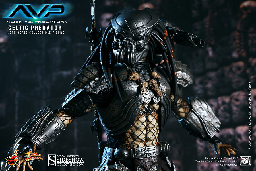 Aliens vs Predator, Celtic Predator, 1:6, Hot Toys 