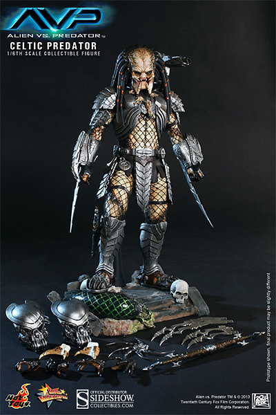 Aliens vs Predator, Celtic Predator, 1:6, Hot Toys 