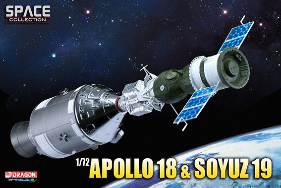 Apollo 18 y Soyuz 19, ASTP, Julio, 1975, 1:72, Dragon Space Collection 