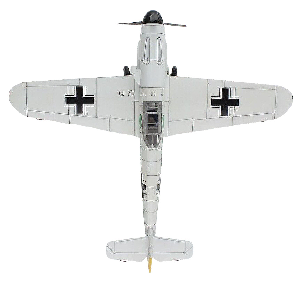 BF 109F-4, Stab/JG 54, Staraya, volado por Otto Kath, Unión Soviética, 1941, 1:48, Hobby Master 