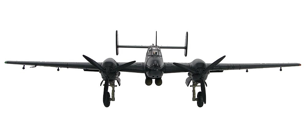 BF 110E-2 G9+BC, Oblt. Uellenbeck, II/NJG1, primavera de 1942, 1:72, Hobby Master 