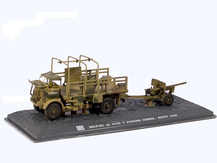 Bedford QL con cañón de 6 libras, Egipto, 1942, 1:72, War Master 