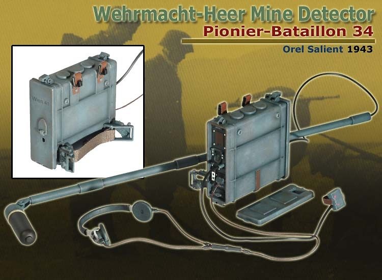 Bengt Zillmer, Detector de Minas de la Wehrmacht, Pionier-Batallion 34, Orel Salient, 1943, 1/6, Dragon Figures 